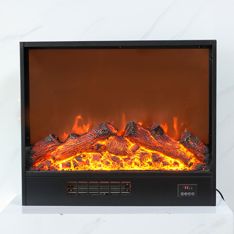 electric fireplace core with heater