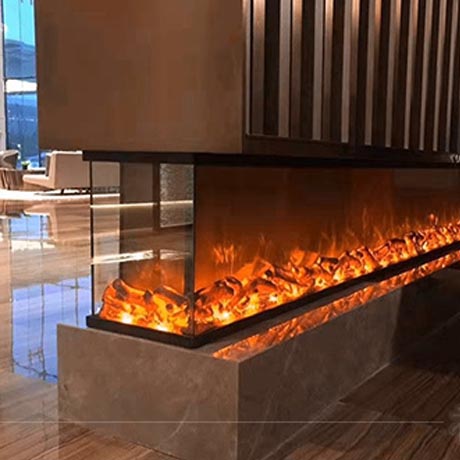 hotel fireplace